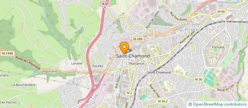 localisation de l'entreprise MONSIEUR GABRIEL DAOULATIAN à SAINT-CHAMOND