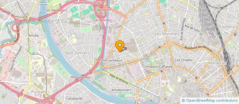 localisation de l'entreprise MONSIEUR GABRIEL DARRAS  TOULOUSE