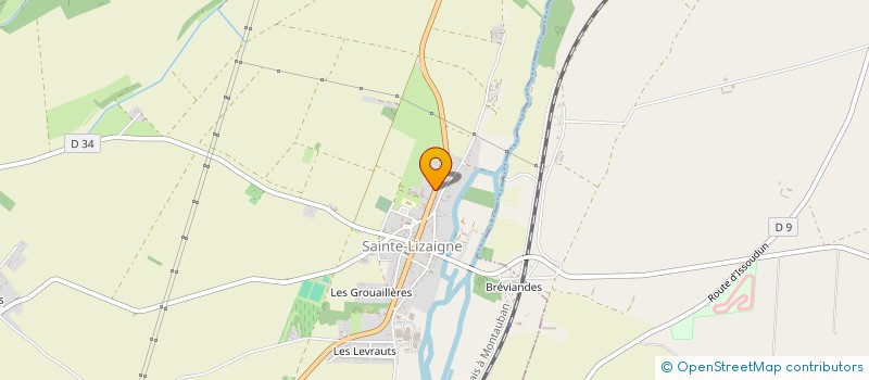 localisation de l'entreprise MONSIEUR GABRIEL DASILVA à SAINTE-LIZAIGNE