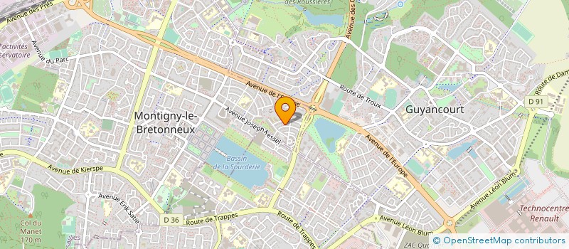 localisation de l'entreprise MONSIEUR GABRIEL DAVIN DE CHAMPCLOS  IVRY-SUR-SEINE