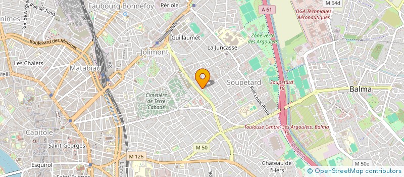 localisation de l'entreprise MONSIEUR GABRIEL DE BELLEVILLE à TOULOUSE
