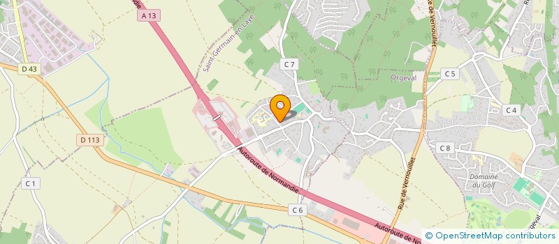 localisation de l'entreprise MONSIEUR GABRIEL DE GALZAIN  MORAINVILLIERS