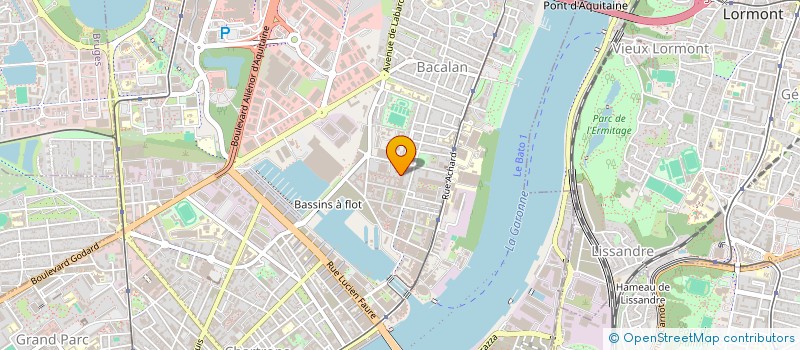 localisation de l'entreprise MONSIEUR GABRIEL DE LA BOURDONNAYE  BORDEAUX