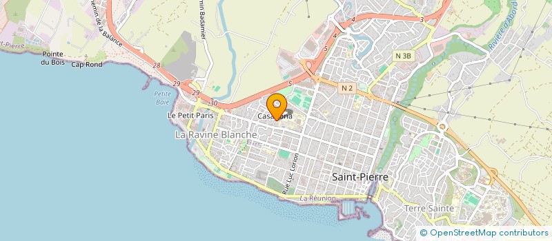 localisation de l'entreprise MONSIEUR GABRIEL DE LABAT DE LAPEYRIERE à SAINT-PIERRE