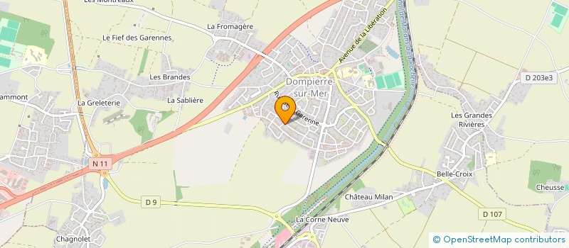 localisation de l'entreprise MONSIEUR GABRIEL DE OLIVEIRA  DOMPIERRE-SUR-MER