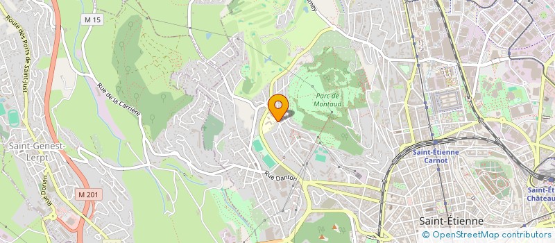 localisation de l'entreprise MONSIEUR GABRIEL DE PONCINS  SAINT-ETIENNE