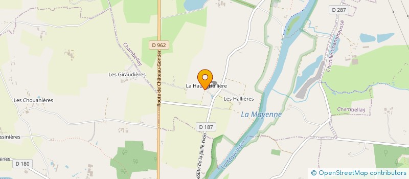 localisation de l'entreprise MONSIEUR GABRIEL DE SOLAGES  CHAMBELLAY