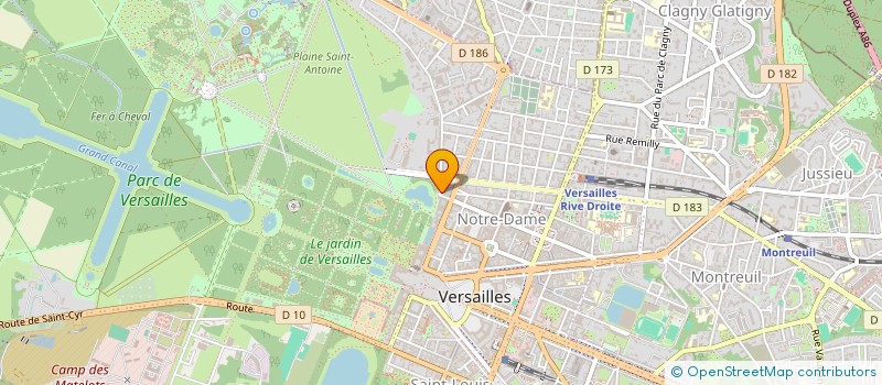 localisation de l'entreprise MONSIEUR GABRIEL DE VIAL à VERSAILLES