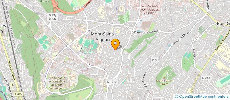 localisation de l'entreprise MONSIEUR GABRIEL DECLERCQ  LE GRAND-QUEVILLY