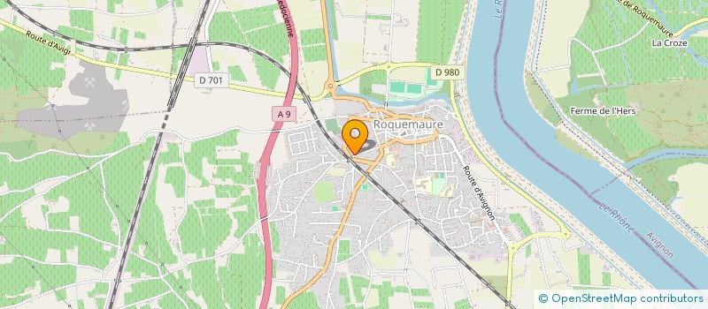 localisation de l'entreprise MONSIEUR GABRIEL DELAYGUE  ROQUEMAURE