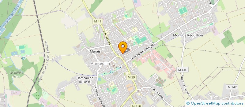 localisation de l'entreprise MONSIEUR GABRIEL DELERUE  ANNULLIN