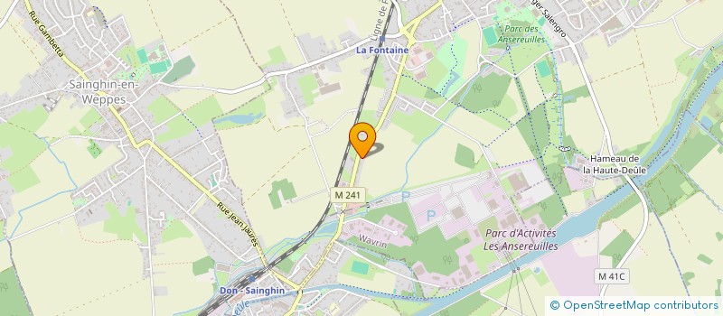 localisation de l'entreprise MONSIEUR GABRIEL DELESALLE  WAVRIN