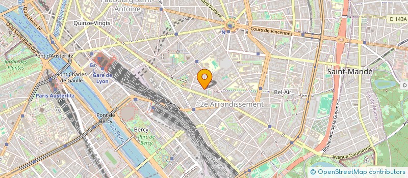 localisation de l'entreprise MONSIEUR GABRIEL DELMAS  PARIS