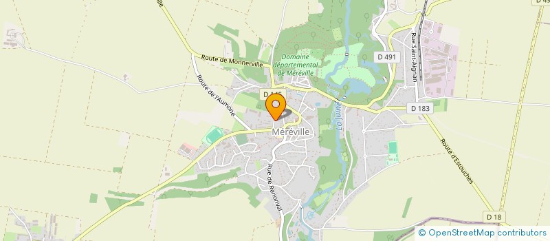 localisation de l'entreprise MONSIEUR GABRIEL DEMANGE  LE MEREVILLOIS