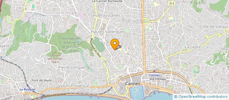 localisation de l'entreprise MONSIEUR GABRIEL DEMANGEL à CANNES