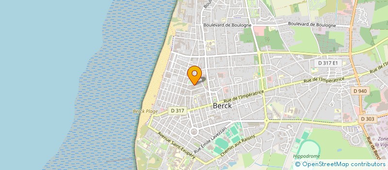 localisation de l'entreprise MONSIEUR GABRIEL DENEUVILLE  BERCK