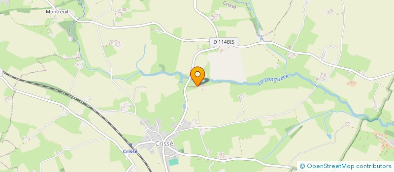 localisation de l'entreprise MONSIEUR GABRIEL DERAT  CRISSE