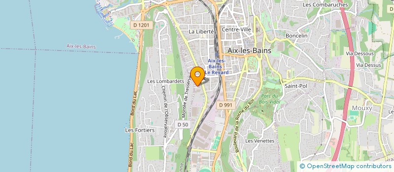 localisation de l'entreprise MONSIEUR GABRIEL DESCHAMPS  AIX-LES-BAINS