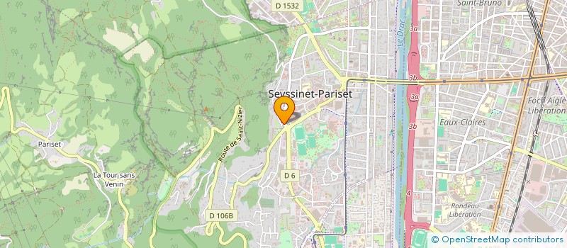 localisation de l'entreprise MONSIEUR GABRIEL DESENFANT  SEYSSINET-PARISET