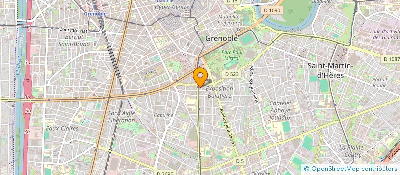 localisation de l'entreprise MONSIEUR GABRIEL DESHORS à GRENOBLE