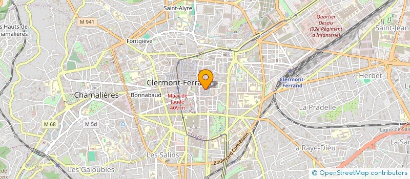 localisation de l'entreprise MONSIEUR GABRIEL DESSEUX  CLERMONT-FERRAND