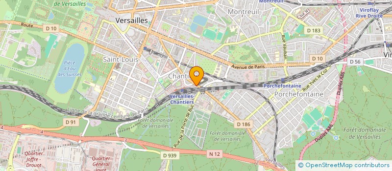 localisation de l'entreprise MONSIEUR GABRIEL DESTREMAU à VERSAILLES