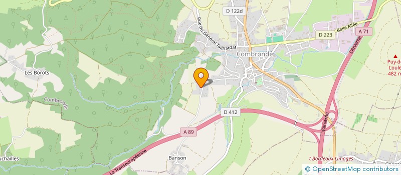 localisation de l'entreprise MONSIEUR GABRIEL DHAINAUT  COMBRONDE