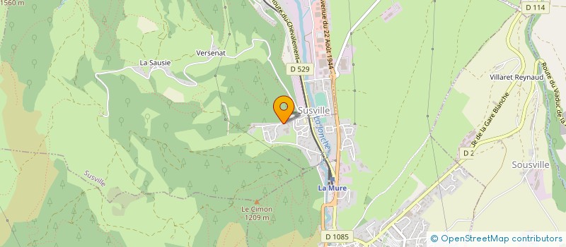 localisation de l'entreprise MONSIEUR GABRIEL DI RITO  SUSVILLE