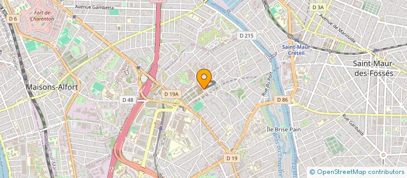 localisation de l'entreprise MONSIEUR GABRIEL DIAKIESE  CRETEIL