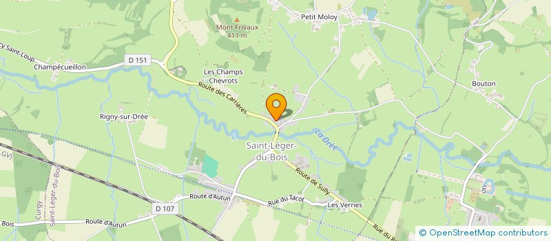 localisation de l'entreprise MONSIEUR GABRIEL DINET  SAINT-LEGER-DU-BOIS