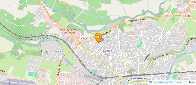 localisation de l'entreprise MONSIEUR GABRIEL DOARE  CARCASSONNE