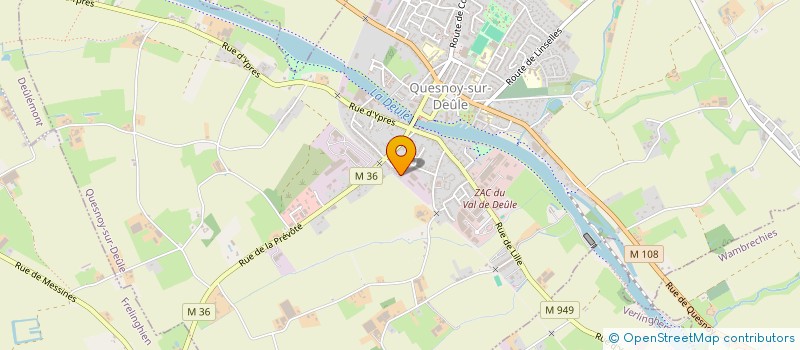 localisation de l'entreprise MONSIEUR GABRIEL DOBLADO  QUESNOY-SUR-DEULE