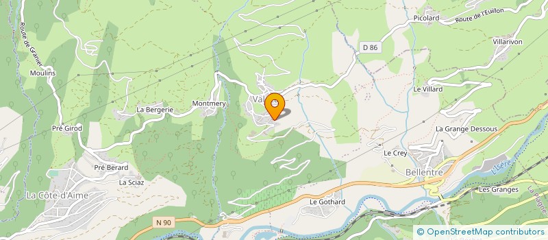 localisation de l'entreprise MONSIEUR GABRIEL DOCHE à AIME-LA-PLAGNE