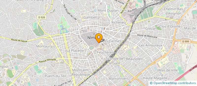 localisation de l'entreprise MONSIEUR GABRIEL DOMINICI  NIMES