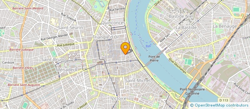 localisation de l'entreprise MONSIEUR GABRIEL DOS SANTOS  BORDEAUX