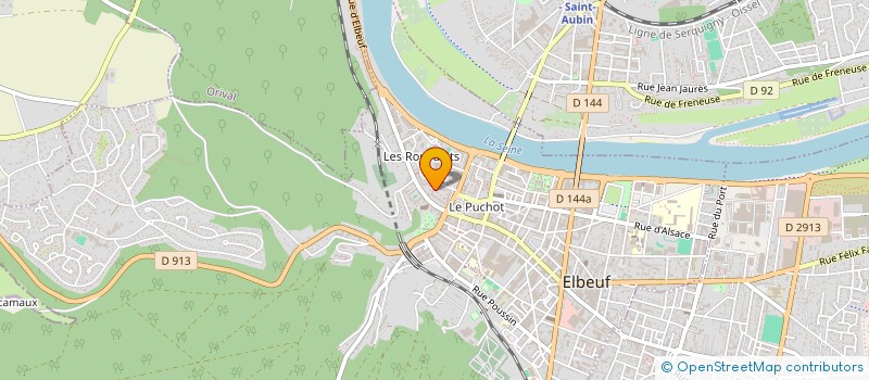 localisation de l'entreprise MONSIEUR GABRIEL DOS SANTOS CUNHA  ELBEUF