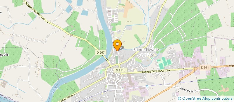 localisation de l'entreprise MONSIEUR GABRIEL DOS SANTOS FERNANDES  SAINTE-LIVRADE-SUR-LOT