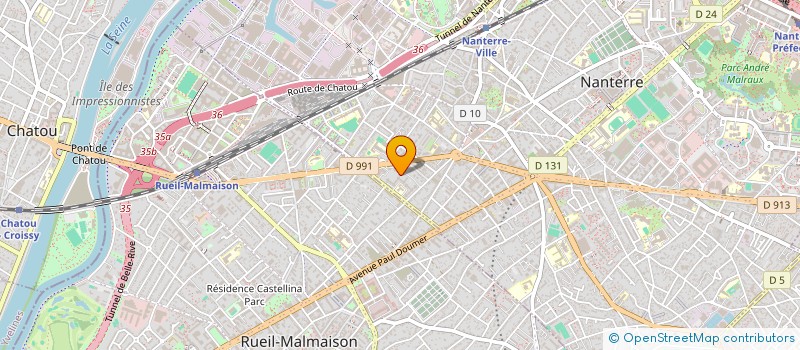 localisation de l'entreprise MONSIEUR GABRIEL DUBOIS  NANTERRE