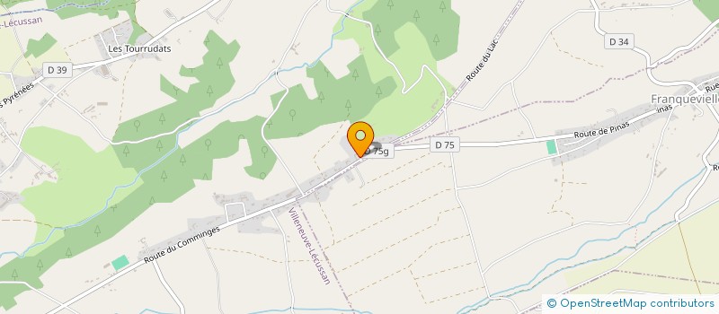 localisation de l'entreprise MONSIEUR GABRIEL DUCASSE  VILLENEUVE-LECUSSAN