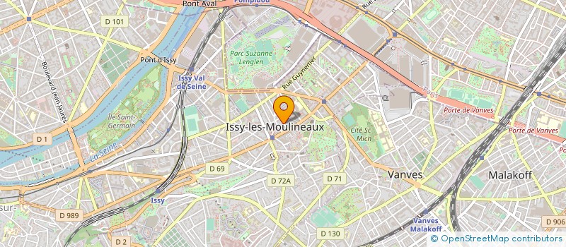 localisation de l'entreprise MONSIEUR GABRIEL DUCHENE à ISSY-LES-MOULINEAUX