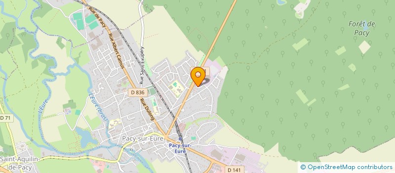 localisation de l'entreprise MONSIEUR GABRIEL DUFRAISSE  PACY-SUR-EURE