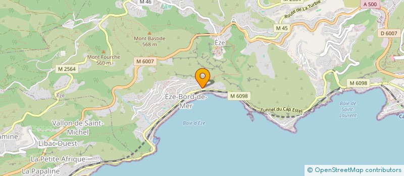 localisation de l'entreprise MONSIEUR GABRIEL DULIERE  EZE