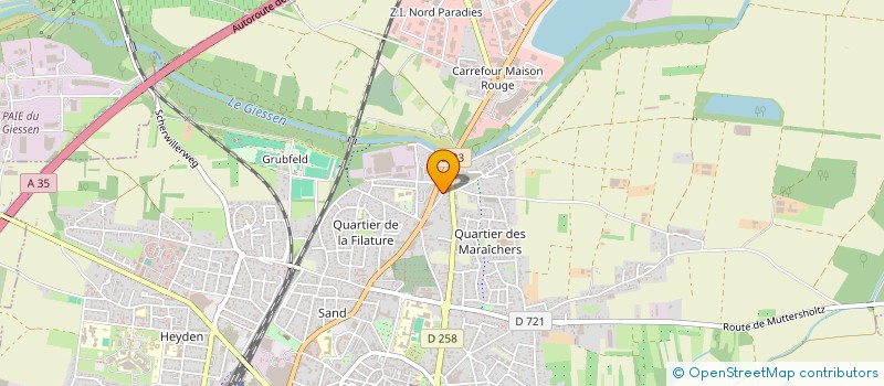 localisation de l'entreprise MONSIEUR GABRIEL DUMITRU  SELESTAT