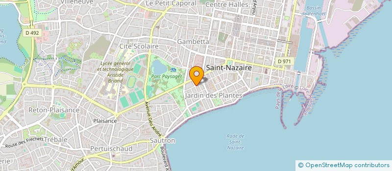 localisation de l'entreprise MONSIEUR GABRIEL DUPOUE  SAINT-NAZAIRE