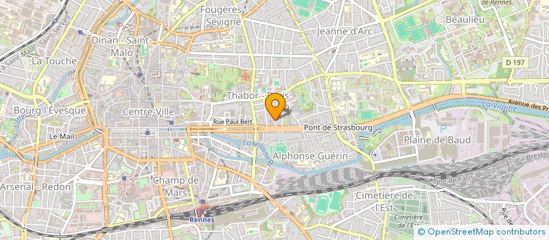 localisation de l'entreprise MONSIEUR GABRIEL DUPUIS  RENNES