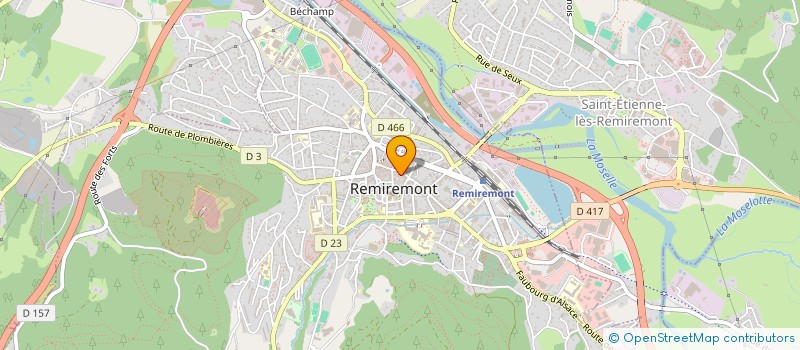localisation de l'entreprise MONSIEUR GABRIEL DURNERIN à EPINAL