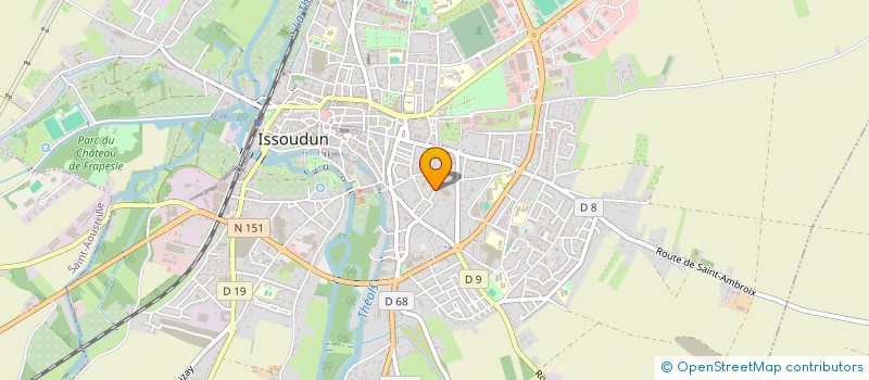 localisation de l'entreprise MONSIEUR GABRIEL DUTOUR à ISSOUDUN