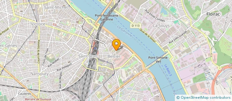 localisation de l'entreprise MONSIEUR GABRIEL DUTOYA  BORDEAUX