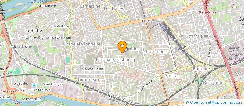 localisation de l'entreprise MONSIEUR GABRIEL ECKERT  TOURS