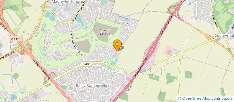 localisation de l'entreprise MONSIEUR GABRIEL EDLING  BAILLY-ROMAINVILLIERS